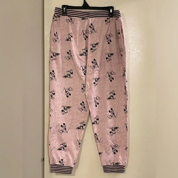 DISNEY NWOT Mickey and Minnie Mouse Pajama Bottom in Mauve *BOTTOMS ONLY* - Picture 2 of 6